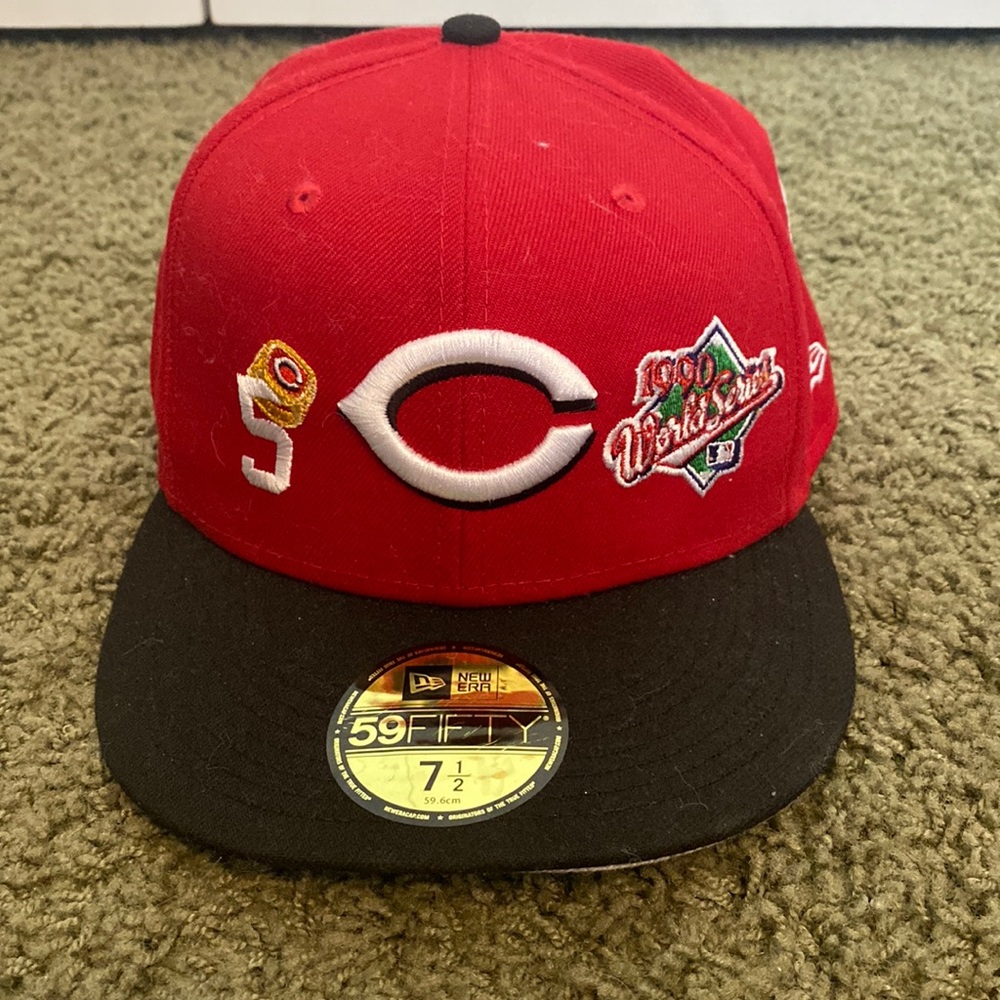 vintage Cincinnati reds world series champions hate